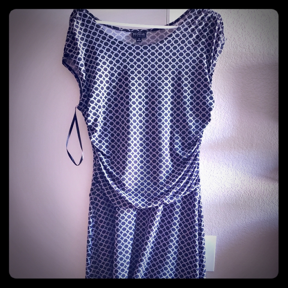 Black and white dress